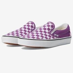Pink Checkered Slip-On Vans